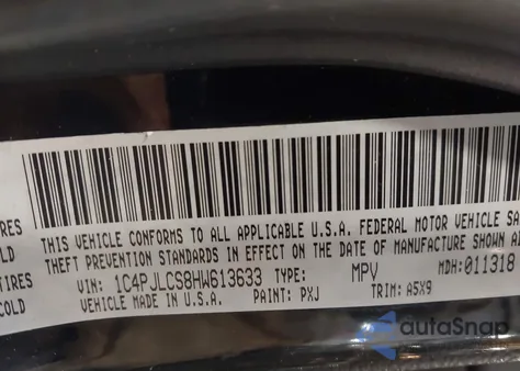 2017 Jeep Cherokee Latitude Fwd z USA, uszkodzony, nr VIN 1C4PJLCS8HW613633